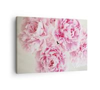 Cuadro Sobre Lienzo 70x50cm Cuadros Pared Paeonia Un ramo Flores Wall Art Prints