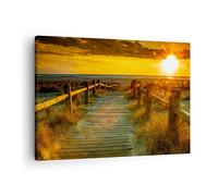 Cuadro sobre Lienzo 70x50cm Moderno Horizontal Paisajes Naturaleza - 2786