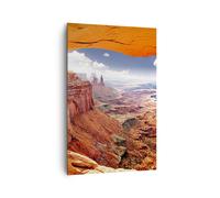Cuadro Sobre Lienzo 80x120cm Cuadros América arizona cañón geología Wall Art