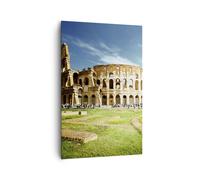 Cuadro Sobre Lienzo 80x120cm Cuadros Arqueología arquitectura italia coliseo Art