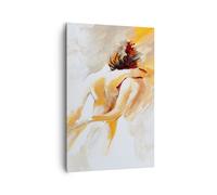 Cuadro Sobre Lienzo 80x120cm Cuadros Carácter la amistad el amor el matrimonio