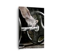 Cuadro Sobre Lienzo 80x120cm Cuadros Deporte atleta elevación gimnasio Wall Art