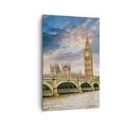 Cuadro Sobre Lienzo 80x120cm Cuadros Londres oficina parlamento edificio Art
