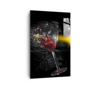 Cuadro Sobre Lienzo 80x120cm Cuadros Pared Arma bala vidrio vid Wall Art Prints