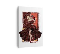 Cuadro Sobre Lienzo 80x120cm Cuadros Pared bailar bailarina Wall Art Prints