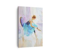 Cuadro Sobre Lienzo 80x120cm Cuadros Pared bailarina de ballet bailar Wall Art