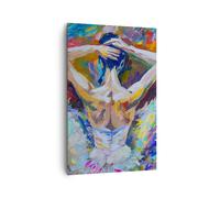 Cuadro Sobre Lienzo 80x120cm Cuadros Pared bailarina de ballet bailar Wall Art