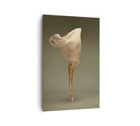 Cuadro Sobre Lienzo 80x120cm Cuadros Pared Bailarina Figura Bailando Wall Art
