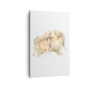 Cuadro Sobre Lienzo 80x120cm Cuadros Pared Beso Pareja Amor Wall Art Prints