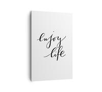 Cuadro Sobre Lienzo 80x120cm Cuadros Pared Disfruta Vida Maxim Wall Art Prints
