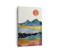 Lienzo Decorativo 80x120 cm Moderno Vertical Abstracto Paisajes - 5182