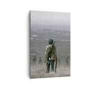 Cuadro Sobre Lienzo 80x120cm Cuadros Pared fantasía guerra Wall Art Prints Decor