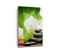Cuadro Sobre Lienzo 80x120cm Cuadros Pared Flor aromaterapia spa Wall Art Prints