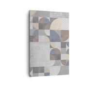 Cuadro Sobre Lienzo 80x120cm Cuadros Pared Geometría Arte Piedra Wall Art Prints