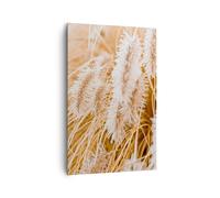 Cuadro Sobre Lienzo 80x120cm Cuadros Pared Hierba Boho Luz Wall Art Prints Decor