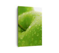 Cuadro Sobre Lienzo 80x120cm Cuadros Pared Manzana fruta vitamina salud Wall Art