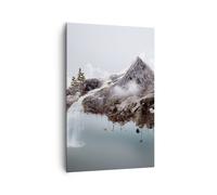 Cuadro Sobre Lienzo 80x120cm Cuadros Pared medio ambiente naturaleza Wall Art