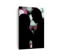 Cuadro Sobre Lienzo 80x120cm Cuadros Pared Pareja Amor Relación Wall Art Prints