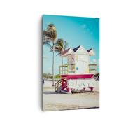 Cuadro Sobre Lienzo 80x120cm Cuadros Pared playa miami florida Wall Art Prints