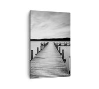 Cuadro Sobre Lienzo 80x120cm Cuadros Pared Puente Paz Agua Wall Art Prints Decor