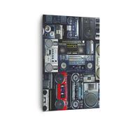 Cuadro Sobre Lienzo 80x120cm Cuadros Pared receptor radio Wall Art Prints Decor