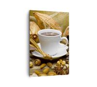 Cuadro Sobre Lienzo 80x120cm Cuadros Pared Taza chocolate bebida cacao Wall Art