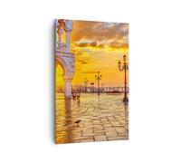 Cuadro Sobre Lienzo 80x120cm Cuadros Pared Venecia ciudad Wall Art Prints Decor
