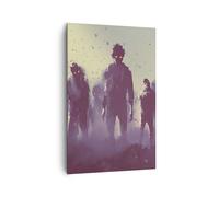 Cuadro Sobre Lienzo 80x120cm Cuadros Personajes Halloween Misterio Wall Art