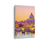 Cuadro Sobre Lienzo 80x120cm Cuadros Roma Italia basílica historia Wall Art