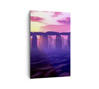 Cuadro Sobre Lienzo 80x120cm Cuadros Stonehenge círculo secreto historia Art