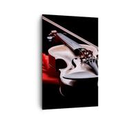 Cuadro Sobre Lienzo 80x120cm Cuadros Violín armonía instrumento música Wall Art