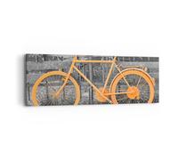 Cuadro Sobre Lienzo 90x30cm Cuadros Pared bicicletas deporte transporte viejo
