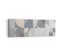 Cuadro Sobre Lienzo 90x30cm Cuadros Pared Geometría Arte Piedra Wall Art Prints