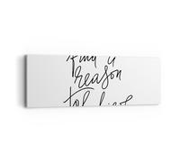Cuadro Sobre Lienzo 90x30cm Cuadros Pared Manuscrito Lema Creer Wall Art Prints
