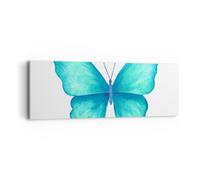 Cuadro Sobre Lienzo 90x30cm Cuadros Pared Mariposas vuelo niñez verano Wall Art