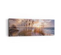 Cuadro Sobre Lienzo 90x30cm Cuadros Pared Oeste En La Playa Wall Art Prints