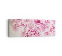 Cuadro Sobre Lienzo 90x30cm Cuadros Pared Paeonia Un ramo Flores Wall Art Prints