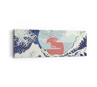 Cuadro Sobre Lienzo 90x30cm Cuadros Pared Rojo moderno tal vez Wall Art Prints