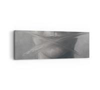Cuadro Sobre Lienzo 90x30cm Cuadros Pared Símbolo Boca Discurso Wall Art Prints