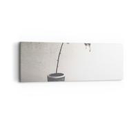 Cuadro Sobre Lienzo 90x30cm Cuadros Pared Símbolo Rosa Sufrimiento Wall Art