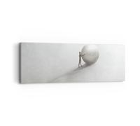 Cuadro Sobre Lienzo 90x30cm Cuadros Pared Sísifo Trabajo Símbolo Wall Art Prints