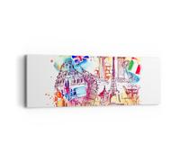 Cuadro Sobre Lienzo 90x30cm Cuadros Pared Viajes Europa historia castillo Art