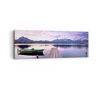 Cuadro sobre Lienzo 90x30cm Moderno Panorámico Paisajes Puentes - 3671