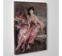 Cuadro sobre lienzo - montado - Listo para colgar - Giovanni Boldini - Arte Macchiaioli - 100 x 152 cm - sin marco - Cód. 381