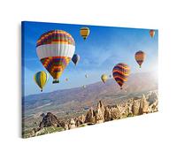 Cuadro sobre lienzo Paseo en globo aerostático en Capadocia Turquía. murales Sala de estar Apartamento Cuadros en lienzo GCAY-1Px
