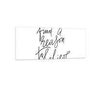Cuadro Sobre Vidrio 100x40cm Cuadros Pared Manuscrito Lema Creer Wall Art Prints