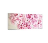 Cuadro Sobre Vidrio 100x40cm Cuadros Pared Paeonia Un ramo Flores Wall Art