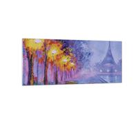 Cuadro Sobre Vidrio 100x40cm Cuadros Pared París Faroles Eiffel Wall Art Prints