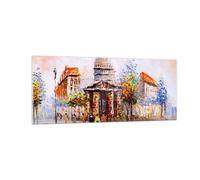 Cuadro Sobre Vidrio 100x40cm Cuadros Pared Pintura Arquitectura torre torre Art