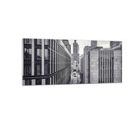 Cuadro Sobre Vidrio 100x40cm Cuadros Pared Varsovia Palacio Cultura Wall Art